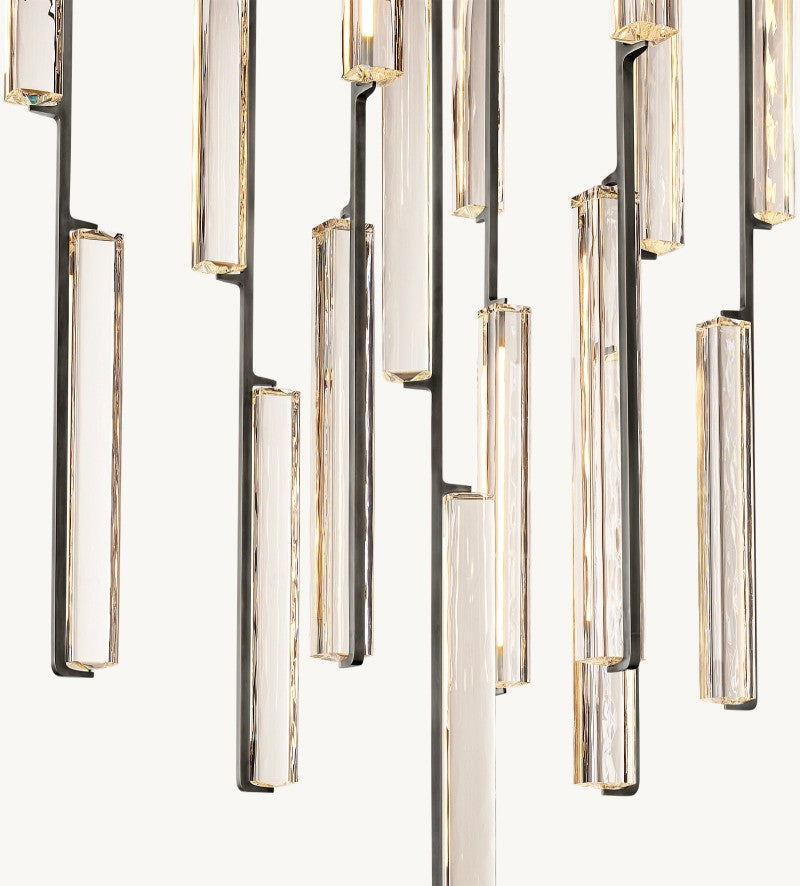 Astrelle Crystal Round Chandelier 40"