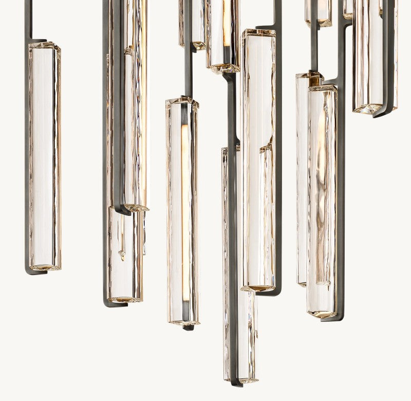 Astrelle Crystal Round Chandelier 56"