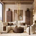 Astrelle Crystal Round Chandelier 56"