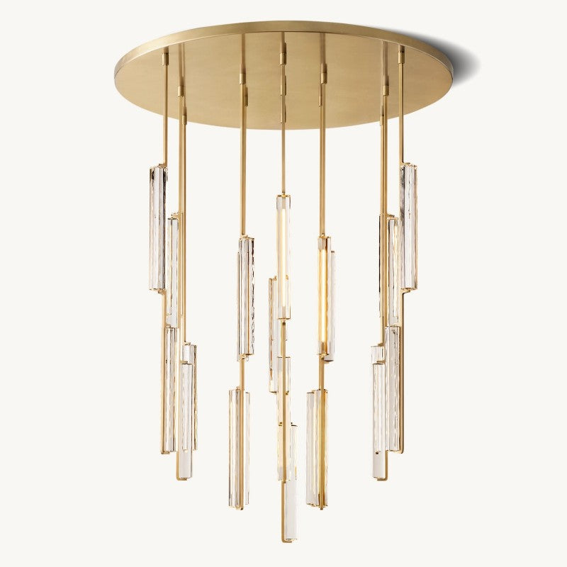 Astrelle Crystal Round Chandelier 56"