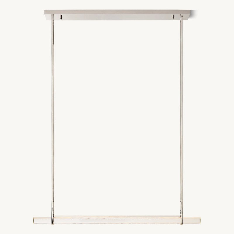 Astrelle Crystal Single Bar Linear Chandelier 60"