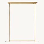 Astrelle Crystal Single Bar Linear Chandelier 60"