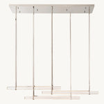 Astrelle Crystal Triple Bar Linear Chandelier