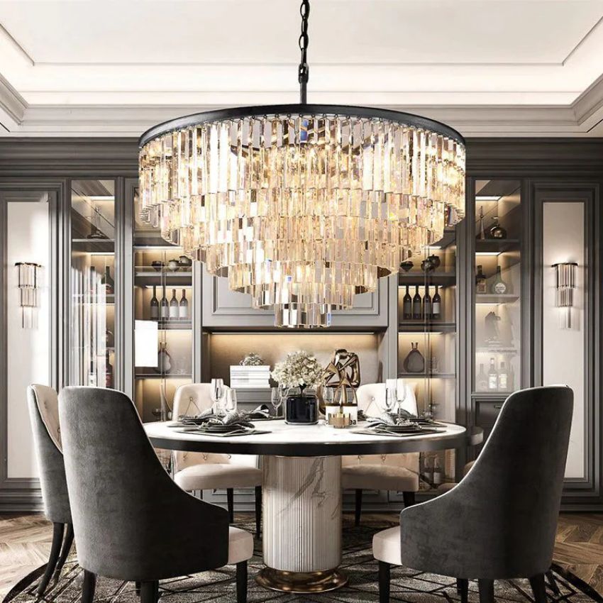 Odeval Round Chandelier 44"