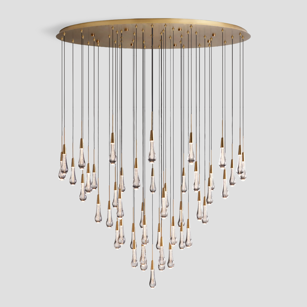 Soltaire Raindrop Round Chandelier