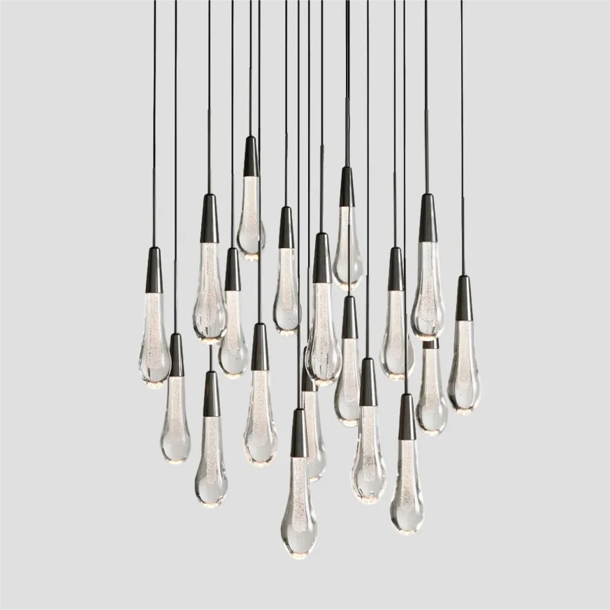 Soltaire Raindrop Round Chandelier