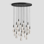 Soltaire Raindrop Round Chandelier