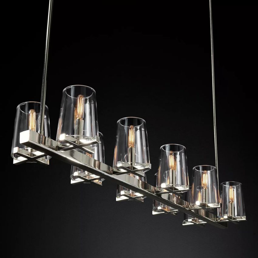 Paucent Linear Chandelier 49"