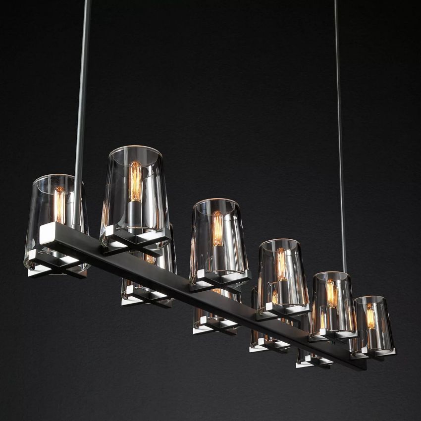 Paucent Linear Chandelier 49"