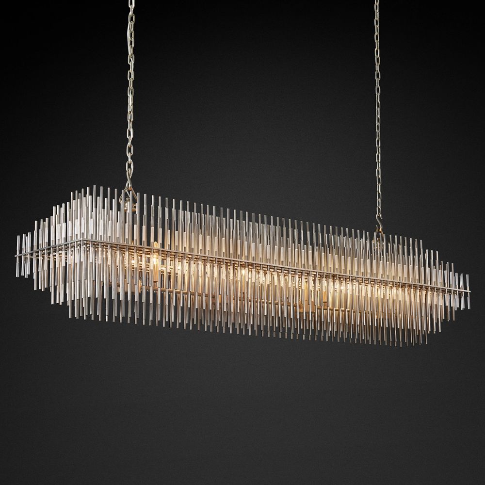 Elrion Rectangular Chandelier 54"