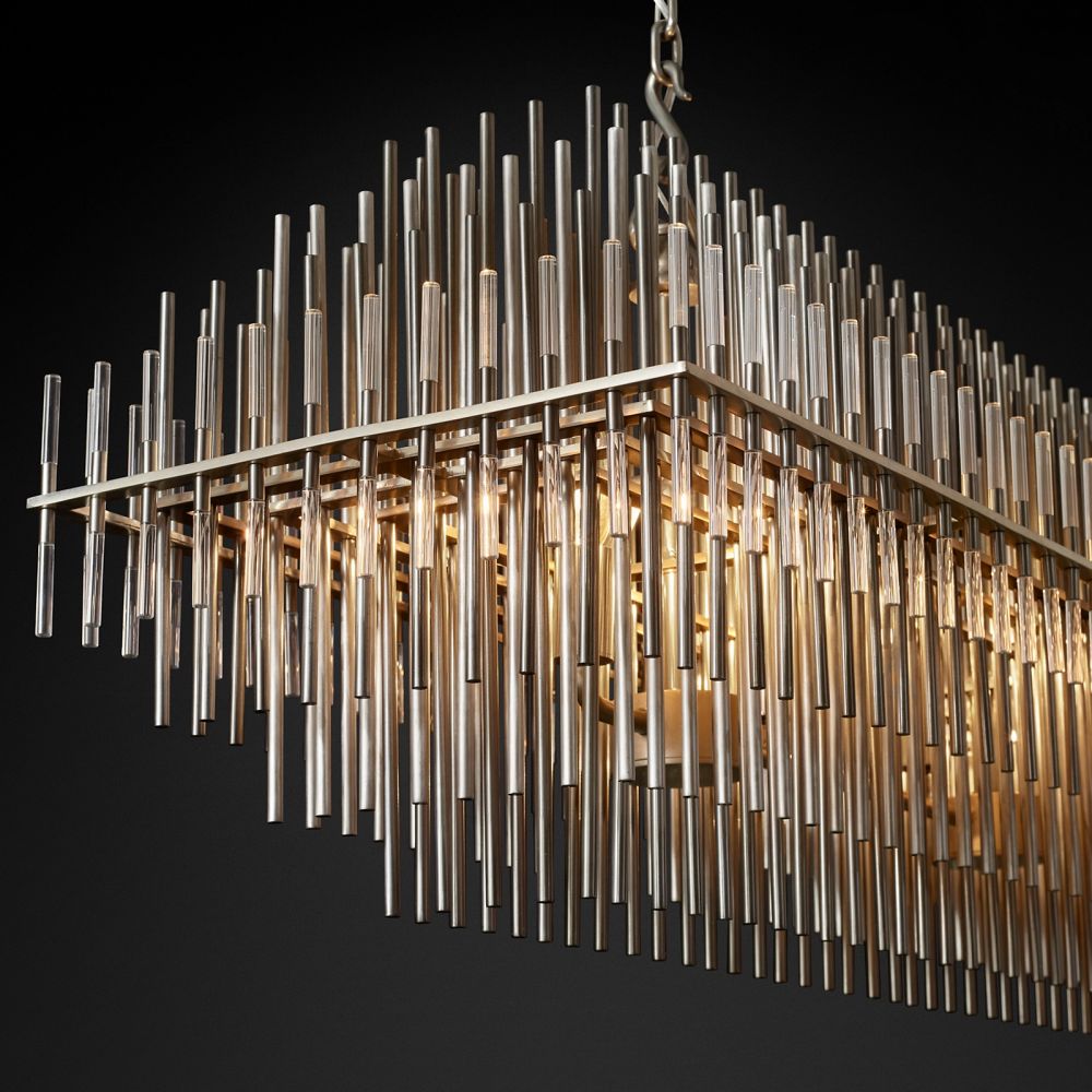 Elrion Rectangular Chandelier 54"