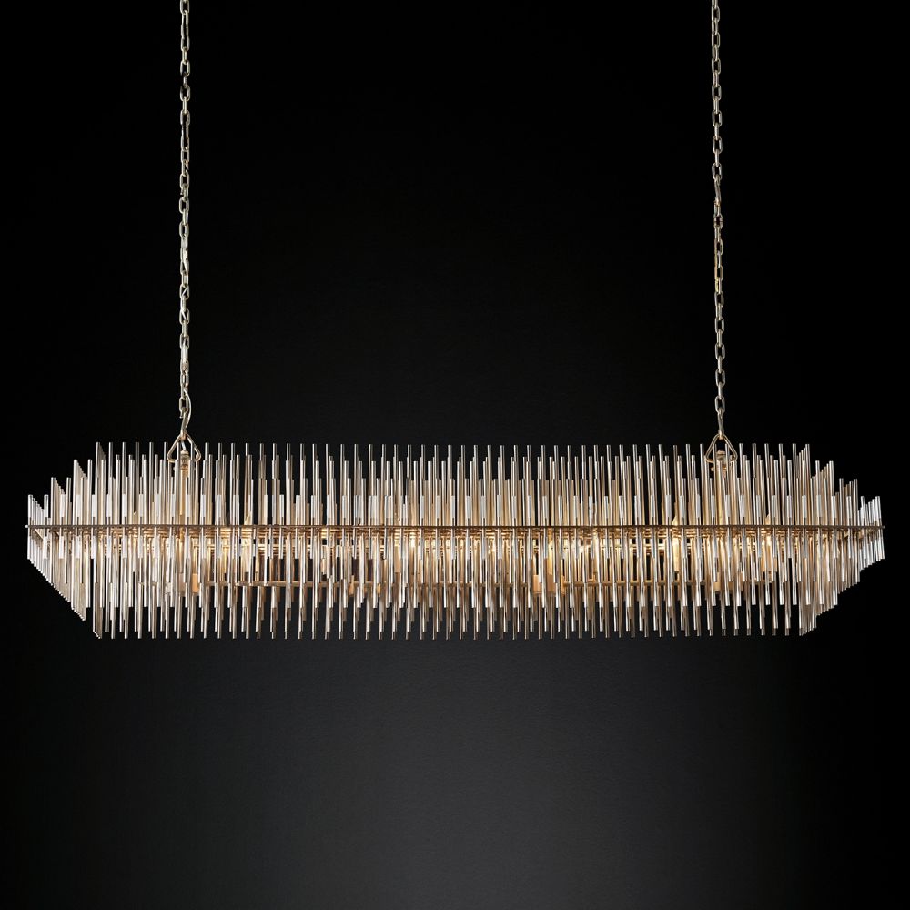Elrion Rectangular Chandelier 54"