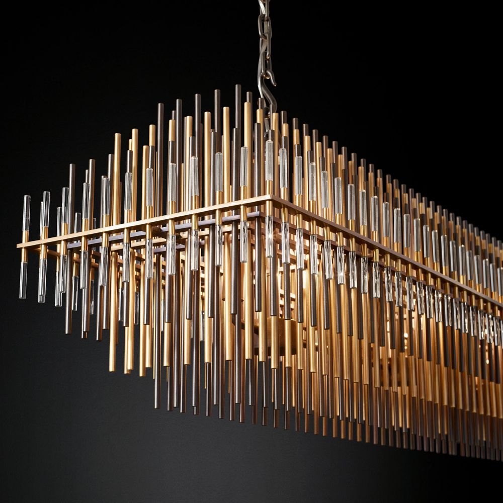 Elrion Rectangular Chandelier 54"