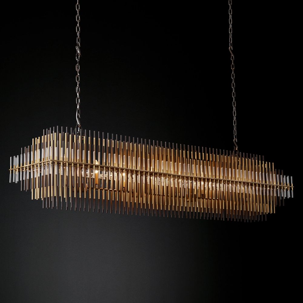 Elrion Rectangular Chandelier 54"