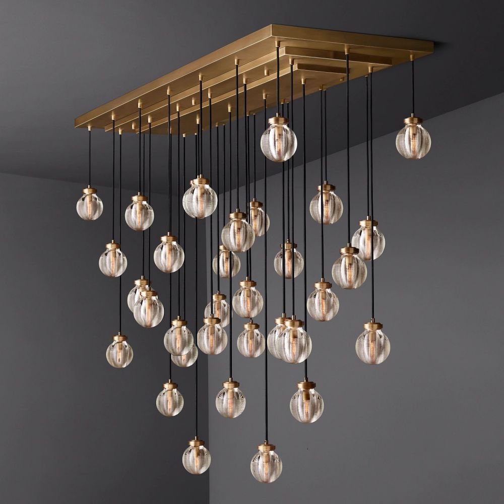 Pevaris Rectangle Chandelier 72"