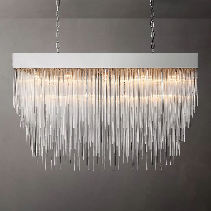 Cambrine Rectangular Chandelier 54"