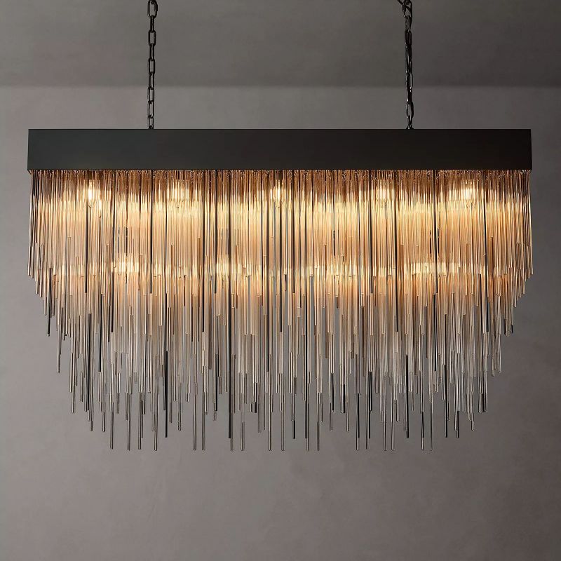 Cambrine Rectangular Chandelier 54"