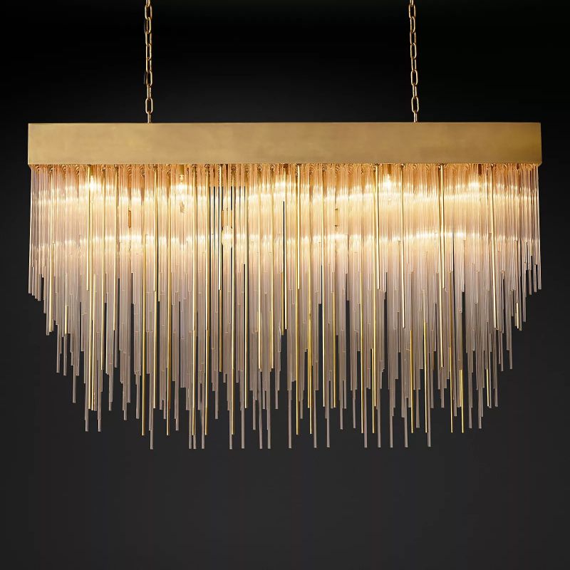 Cambrine Rectangular Chandelier 54"