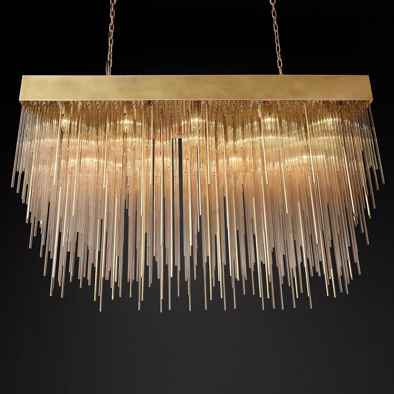 Cambrine Rectangular Chandelier 54"