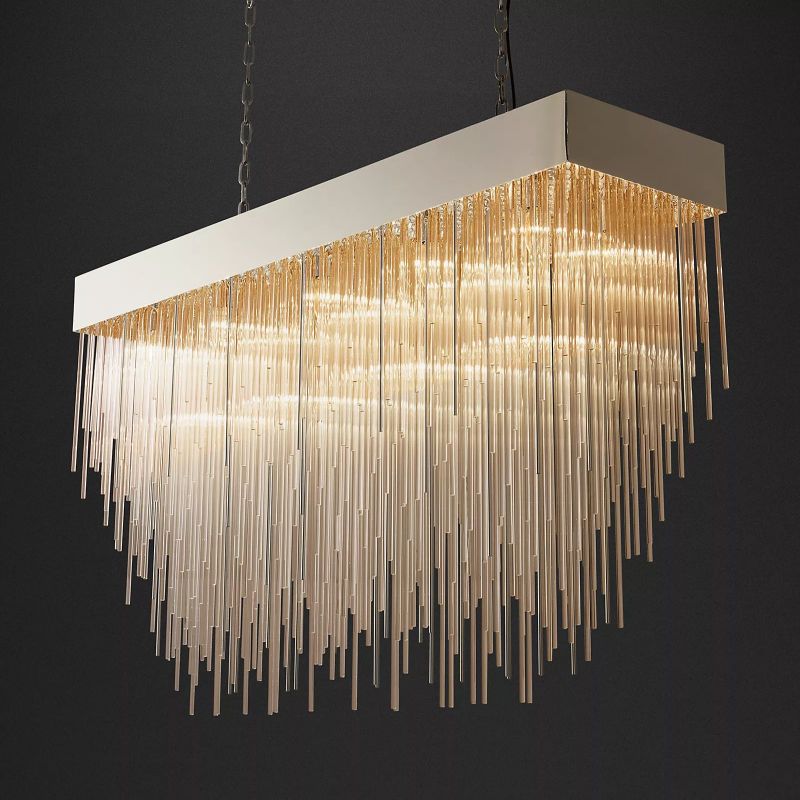 Cambrine Rectangular Chandelier 54"