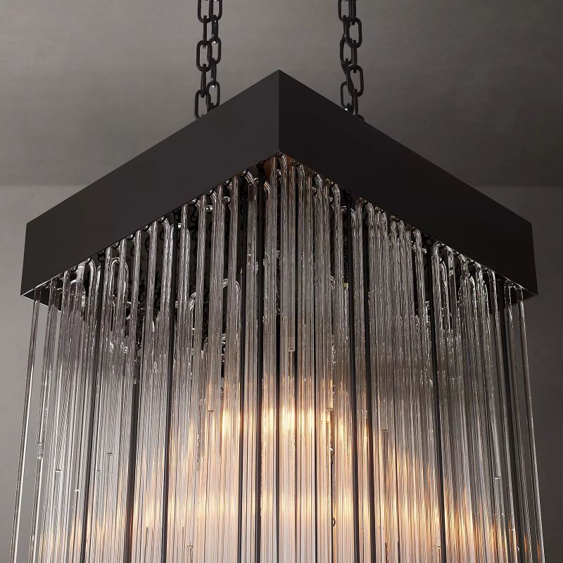 Cambrine Square Chandelier 30"