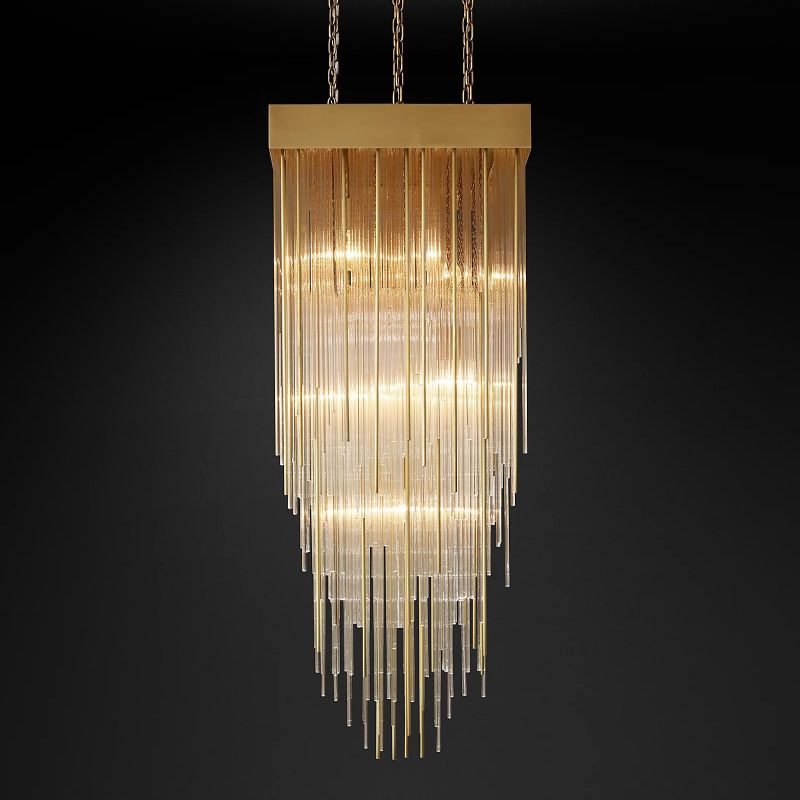Cambrine Square Chandelier 21"