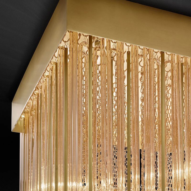 Cambrine Square Chandelier 21"