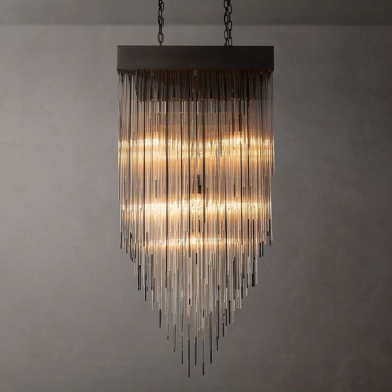 Cambrine Square Chandelier 30"