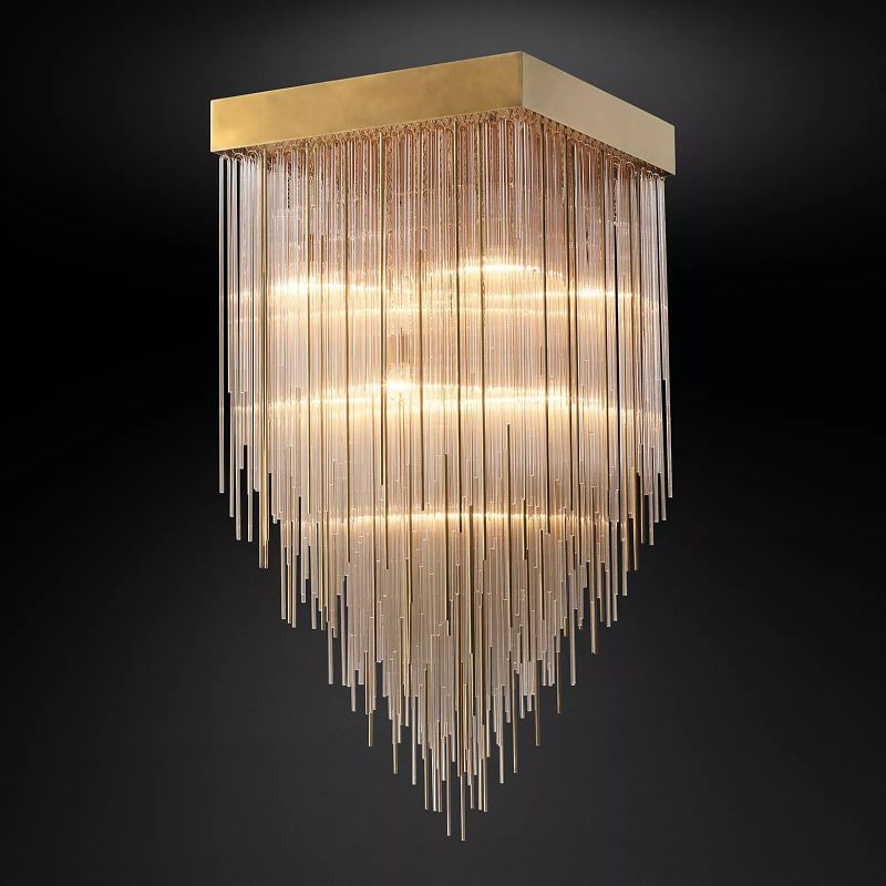 Cambrine Square Chandelier 30"