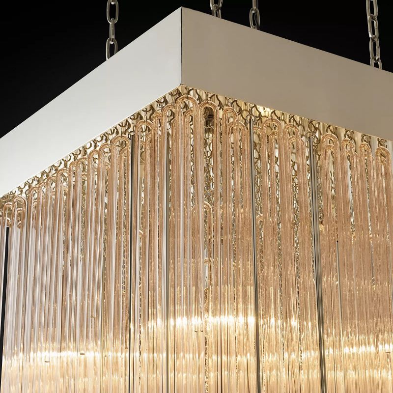 Cambrine Square Chandelier 30"