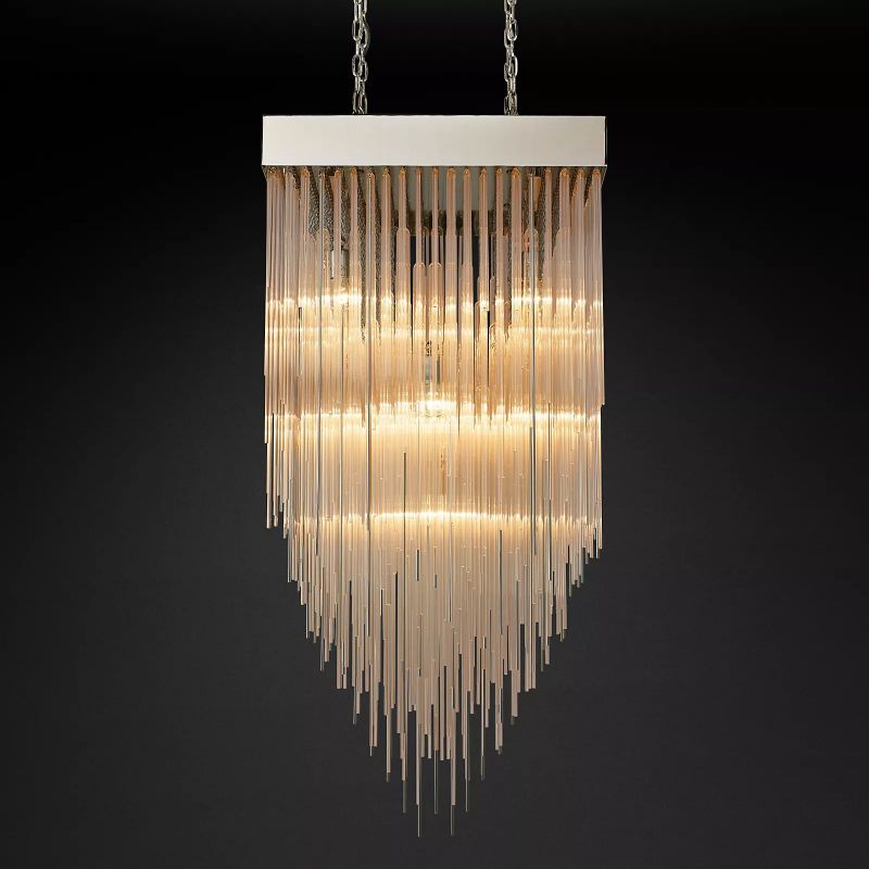 Cambrine Square Chandelier 30"