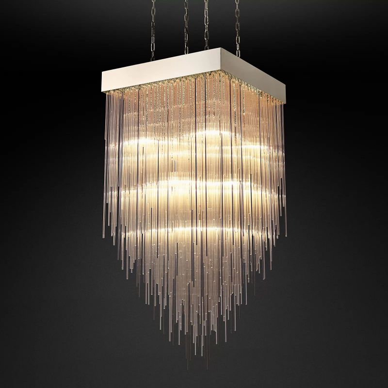 Cambrine Square Chandelier 30"