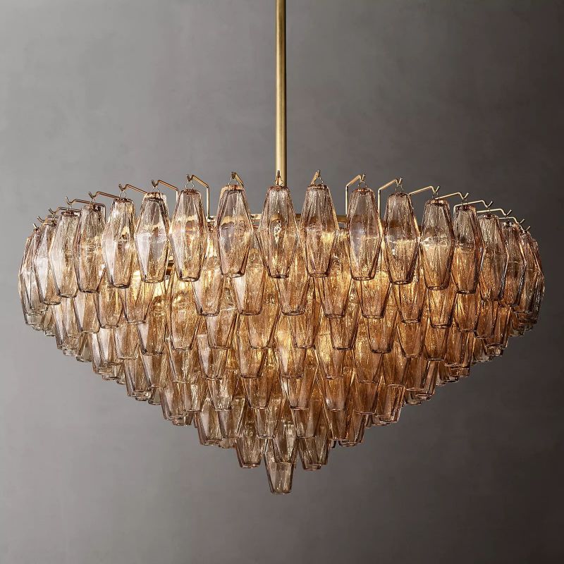 Chivaro Tiered Round Chandelier 37"