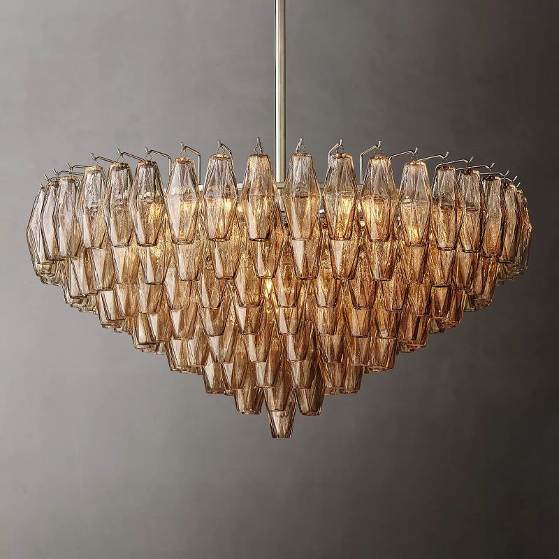 Chivaro Tiered Round Chandelier 37"