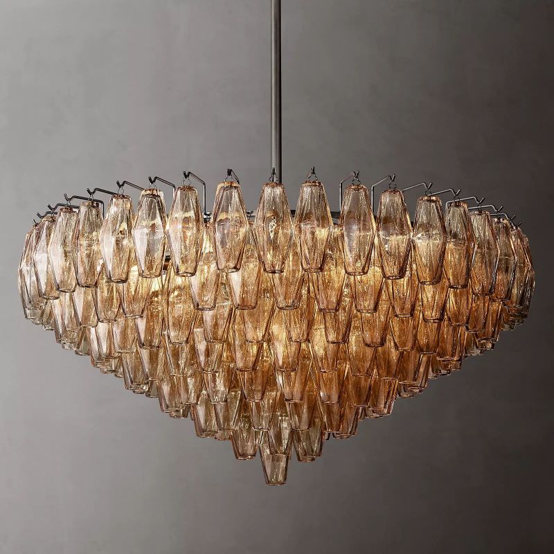 Chivaro Tiered Round Chandelier 37"