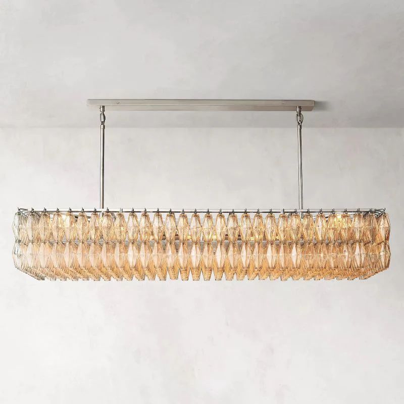 Chivaro Rectangular Chandelier 74"