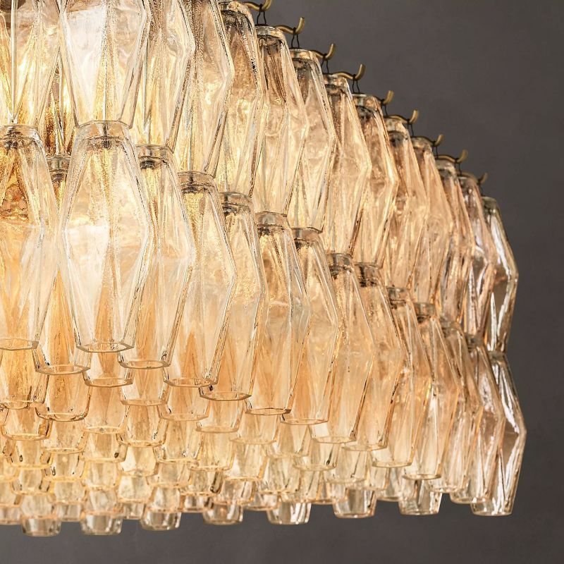 Chivaro Rectangular Chandelier 74"