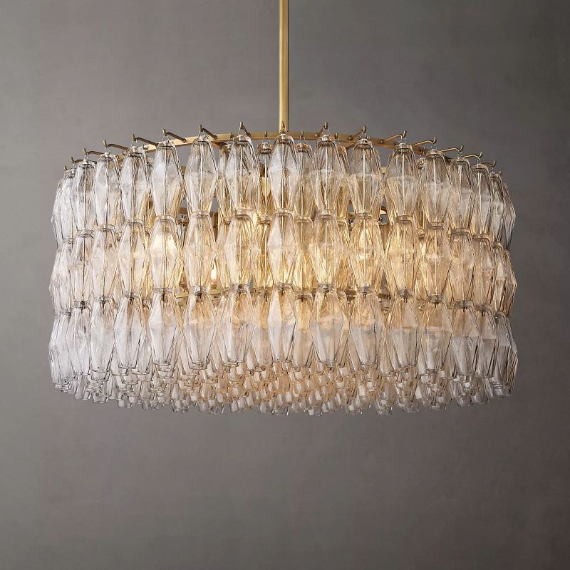 Chivaro Round Chandelier 37"