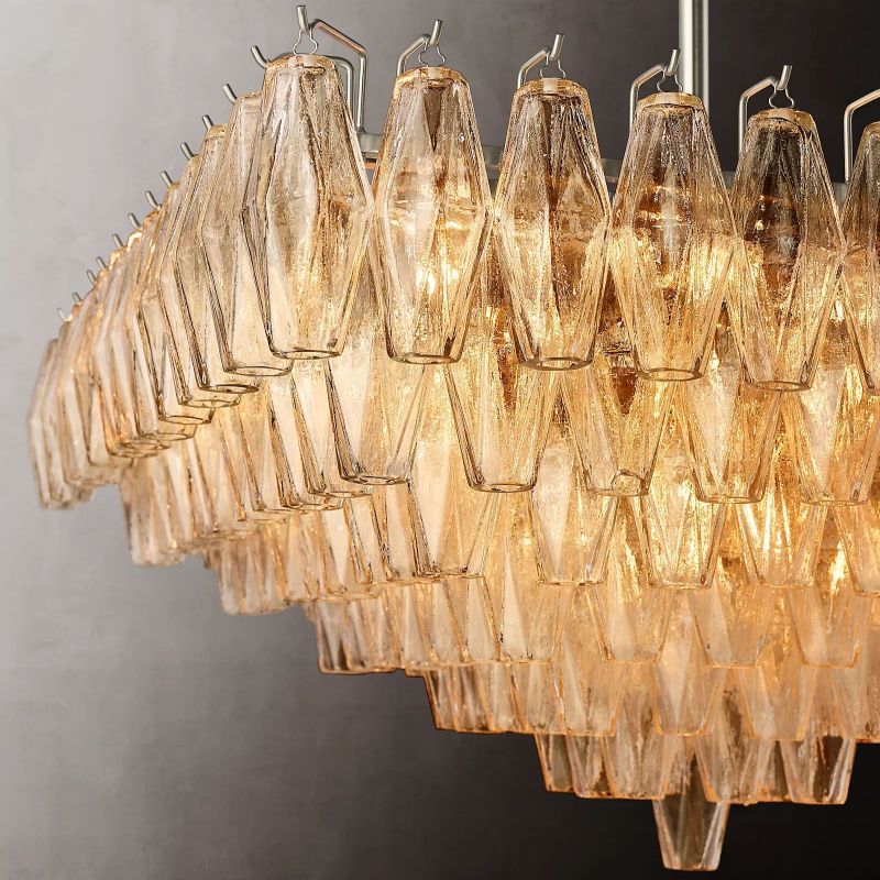Chivaro Square Chandelier 32"
