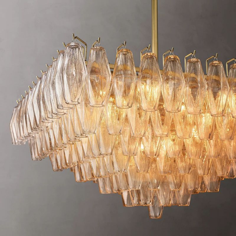 Chivaro Square Chandelier 32"