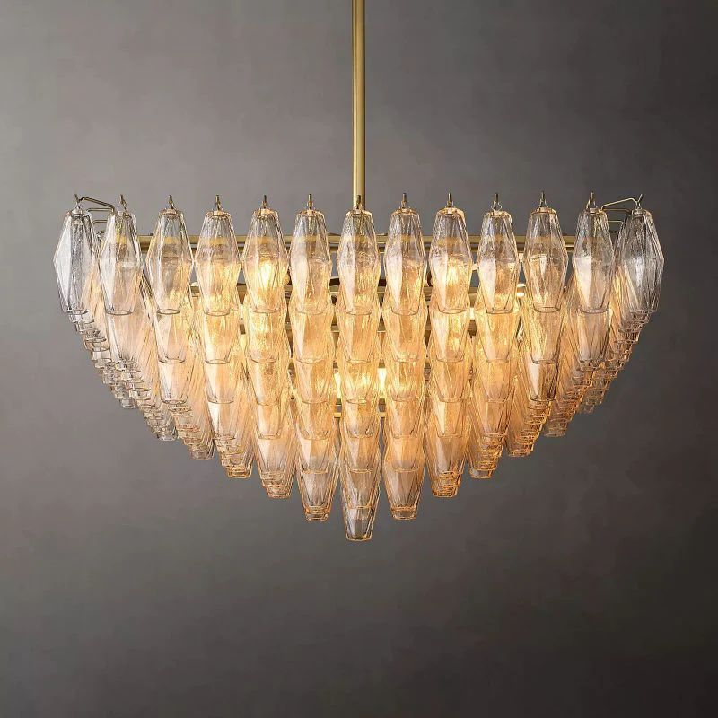Chivaro Square Chandelier 32"