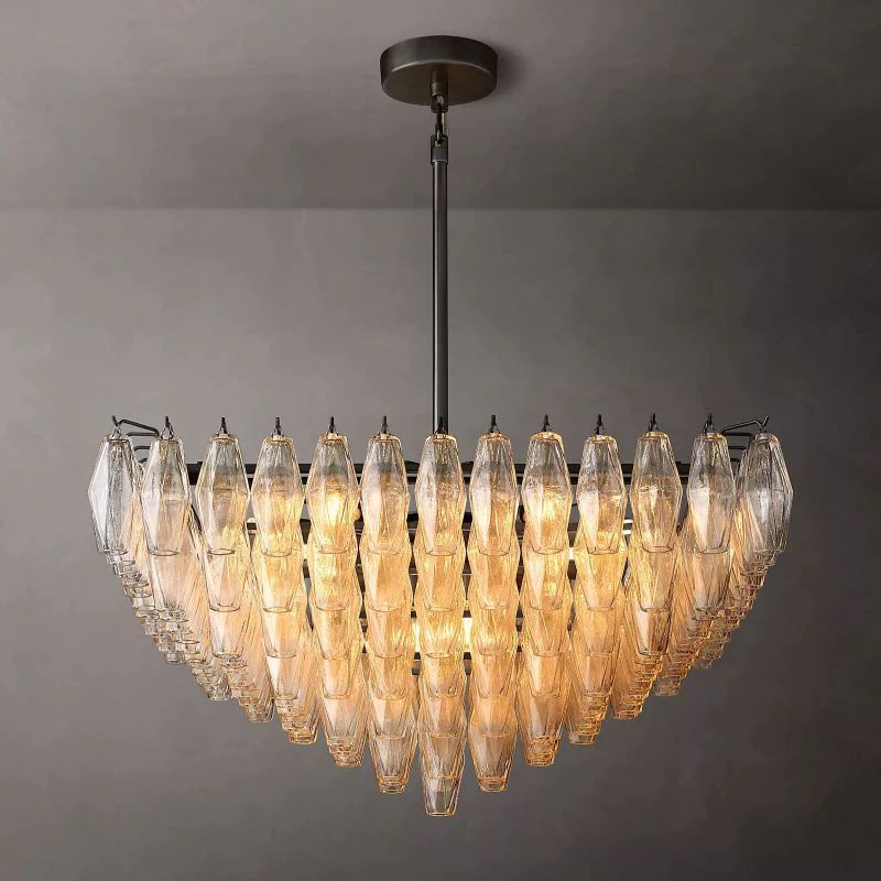 Chivaro Square Chandelier 32"