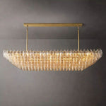 Chivaro Tiered Rectangular Chandelier 74"