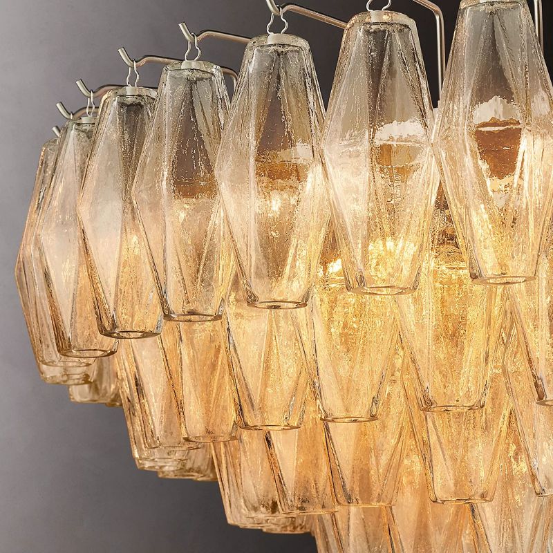 Chivaro Tiered Round Chandelier 37"
