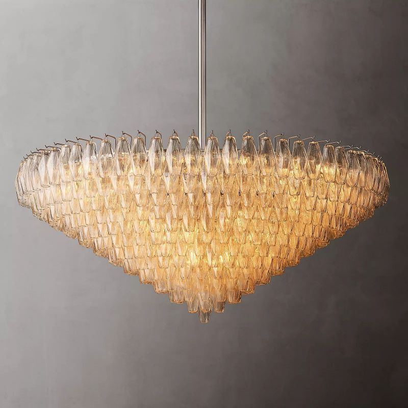Chivaro Tiered Round Chandelier 62"
