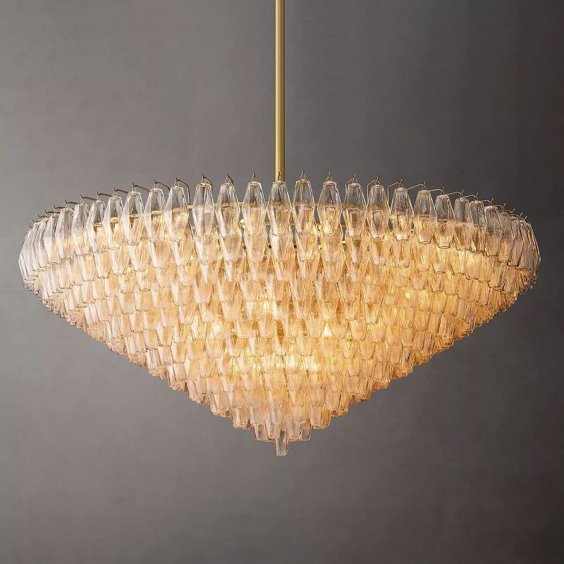 Chivaro Tiered Round Chandelier 62"