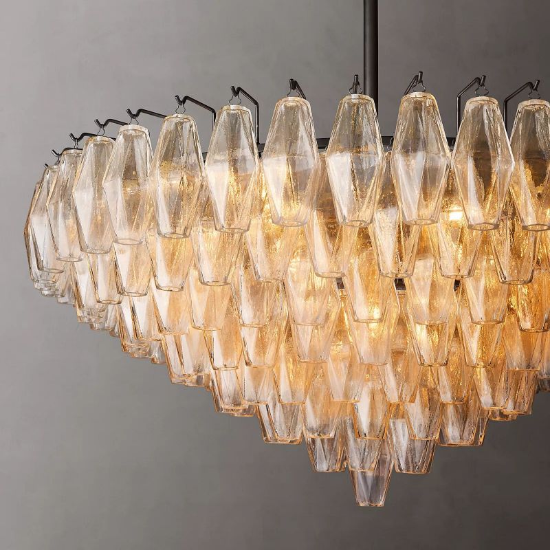 Chivaro Tiered Round Chandelier 37"