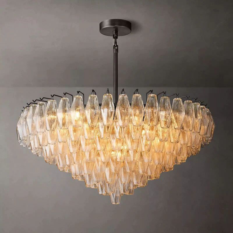 Chivaro Tiered Round Chandelier 37"