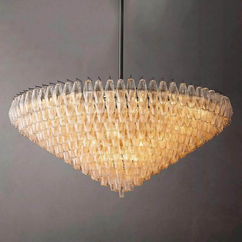 Chivaro Tiered Round Chandelier 62"