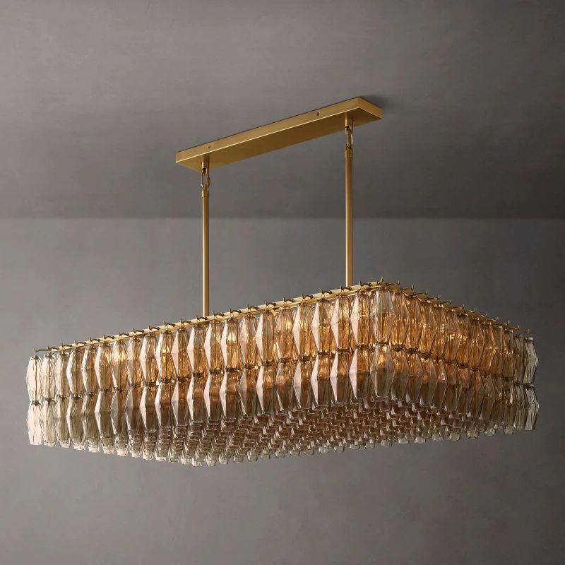 Chivaro Rectangular Chandelier 54"